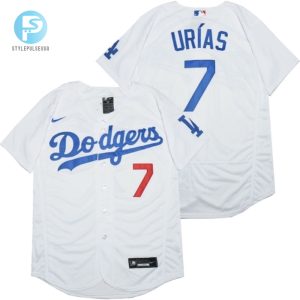 Los Angeles Dodgers Julio Urias 7 2020 Mlb White Jersey stylepulseusa 1 1