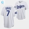 Los Angeles Dodgers Julio Urias White Jersey 7 202223 Allstar Uniform stylepulseusa 1