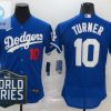 Los Angeles Dodgers Justin Turner 10 2020 Mlb Blue Jersey stylepulseusa 1