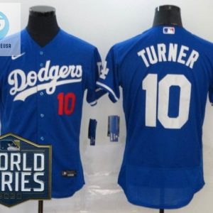 Los Angeles Dodgers Justin Turner 10 2020 Mlb Blue Jersey stylepulseusa 1 1