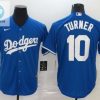 Los Angeles Dodgers Justin Turner 10 2020 Mlb Navy Blue Jersey stylepulseusa 1