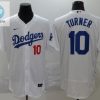 Los Angeles Dodgers Justin Turner 10 2020 Mlb White Jersey stylepulseusa 1