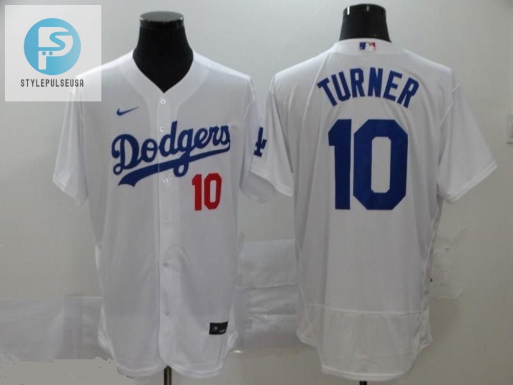 Los Angeles Dodgers Justin Turner 10 2020 Mlb White Jersey 