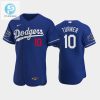 Los Angeles Dodgers Justin Turner 10 Alternate Royal 202223 Allstar Game Jersey stylepulseusa 1