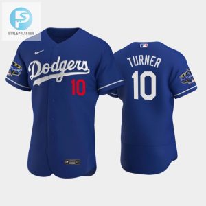 Los Angeles Dodgers Justin Turner 10 Alternate Royal 202223 Allstar Game Jersey stylepulseusa 1 1