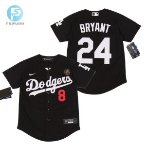 Los Angeles Dodgers Kobe Bryant 24 2020 Mlb Black Jersey A3 stylepulseusa 1 1