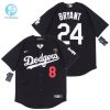 Los Angeles Dodgers Kobe Bryant 24 2020 Mlb Black Jersey A4 stylepulseusa 1