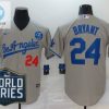 Los Angeles Dodgers Kobe Bryant 24 2020 Mlb Grey Jersey stylepulseusa 1