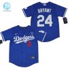 Los Angeles Dodgers Kobe Bryant 24 2020 Mlb Navy Blue Jersey stylepulseusa 1