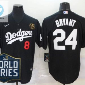 Los Angeles Dodgers Kobe Bryant 24 2020 Mlb New Arrival Black Jersey stylepulseusa 1 1