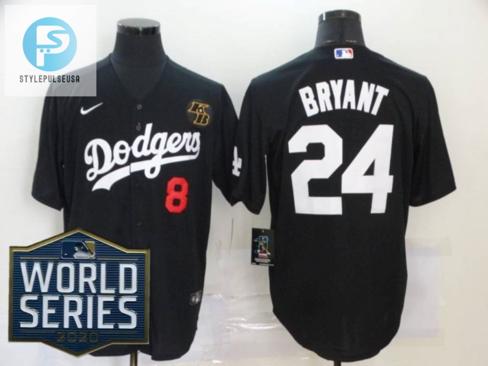 Los Angeles Dodgers Kobe Bryant 24 2020 Mlb New Arrival Black Jersey 