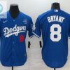 Los Angeles Dodgers Kobe Bryant 8 2020 Mlb Navy Blue Jersey stylepulseusa 1