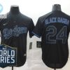 Los Angeles Dodgers Kobe Bryant Black Mamba 24 2020 Mlb Black Jersey stylepulseusa 1