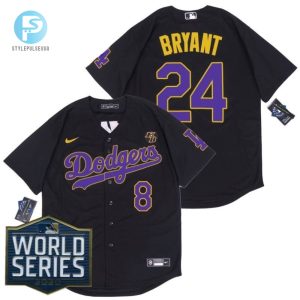 Los Angeles Dodgers Kris Bryant 24 2020 Mlb Black Jersey stylepulseusa 1 1