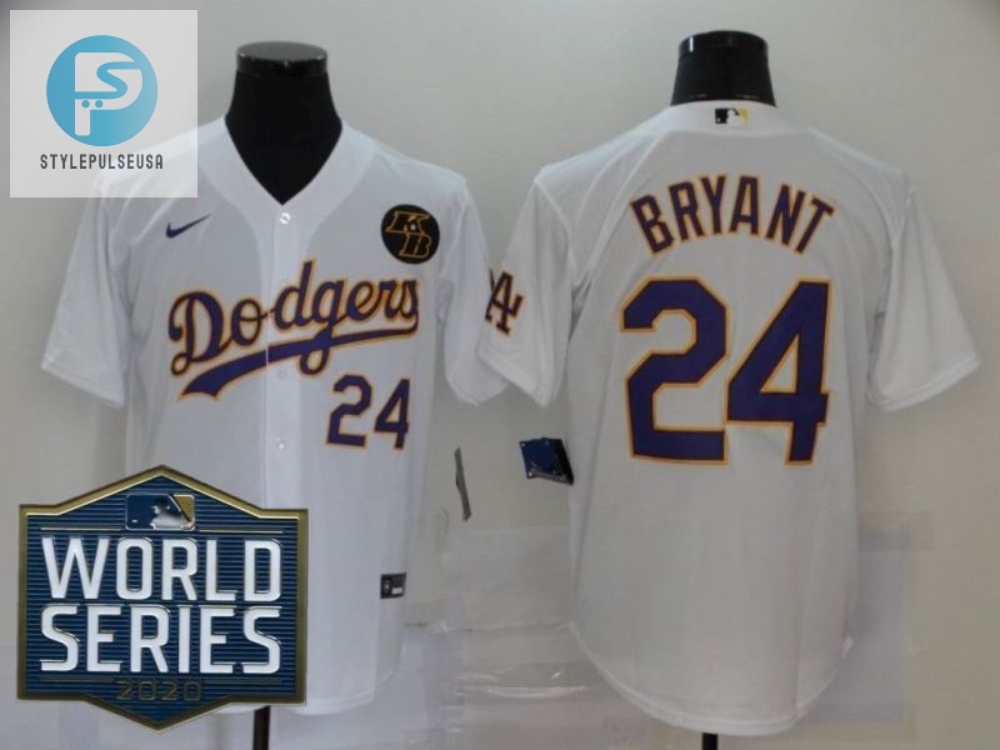 Los Angeles Dodgers Kris Bryant 24 2020 Mlb White Jersey 