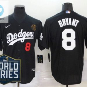 Los Angeles Dodgers Kris Bryant 8 2020 Mlb Black Jersey stylepulseusa 1 1