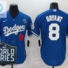 Los Angeles Dodgers Kris Bryant 8 2020 Mlb Blue Jersey stylepulseusa 1