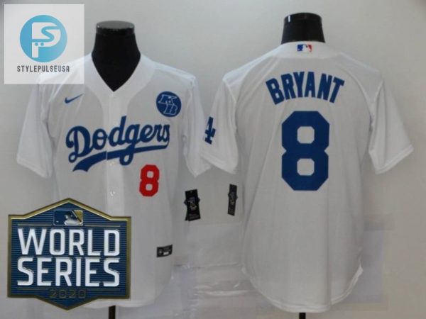 Los Angeles Dodgers Kris Bryant 8 2020 Mlb White Jersey stylepulseusa 1