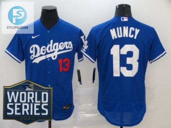 Los Angeles Dodgers Max Muncy 13 2020 Mlb Blue Jersey stylepulseusa 1