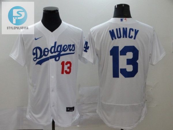 Los Angeles Dodgers Max Muncy 13 2020 Mlb White Jersey stylepulseusa 1