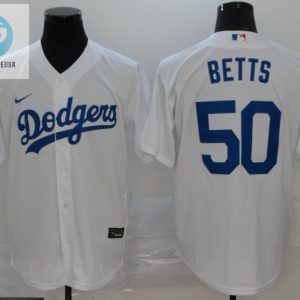 Los Angeles Dodgers Mookie Betts 50 2020 Mlb White Jersey A4 stylepulseusa 1 1