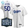 Los Angeles Dodgers Mookie Betts 50 2020 Mlb White Jersey A5 stylepulseusa 1