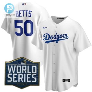 Los Angeles Dodgers Mookie Betts 50 2020 Mlb White Jersey A5 stylepulseusa 1 1