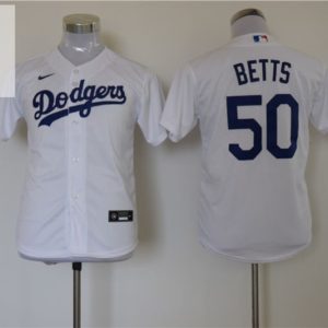 Los Angeles Dodgers Mookie Betts 50 2020 Mlb White Jersey A6 stylepulseusa 1 1