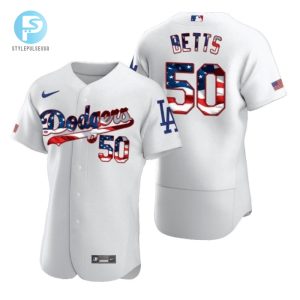 Los Angeles Dodgers Mookie Betts 50 2020 Mlb White Jersey A7 stylepulseusa 1 1