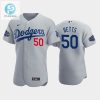 Los Angeles Dodgers Mookie Betts 50 Alternate Gray 202223 Allstar Game Jersey stylepulseusa 1