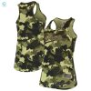 Los Angeles Dodgers New Era Womens 2022 Mlb Armed Forces Day Camo Racerback Tank Top Green stylepulseusa 1