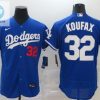 Los Angeles Dodgers Sandy Koufax 32 2020 Mlb Navy Blue Jersey stylepulseusa 1