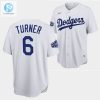 Los Angeles Dodgers Trea Turner White Jersey 6 202223 Allstar Uniform stylepulseusa 1