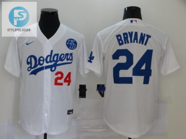 Los Angeles Dodgers Tribute Kobe Bryant 24 2020 Mlb White Jersey stylepulseusa 1