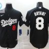 Los Angeles Dodgers Tribute Kobe Bryant 8 2020 Mlb Black Jersey stylepulseusa 1