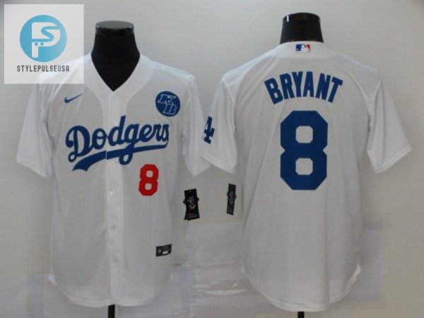 Los Angeles Dodgers Tribute Kobe Bryant 8 2020 Mlb White Jersey stylepulseusa 1