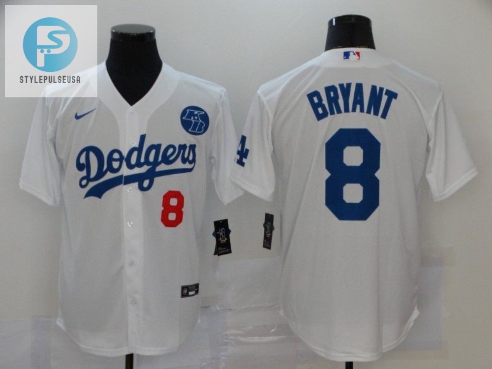 Los Angeles Dodgers Tribute Kobe Bryant 8 2020 Mlb White Jersey 