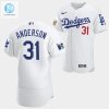 Los Angeles Dodgers Tyler Anderson White Jersey 31 Jackie Robinson 75Th Anniversary 202223 Uniform stylepulseusa 1