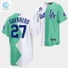 Los Angeles Dodgers Vladimir Guerrero 202223 Allstar Celebrity Softball Game 27 White Green Jersey stylepulseusa 1