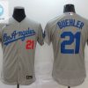 Los Angeles Dodgers Walker Buehler 21 2020 Mlb Grey Jersey stylepulseusa 1