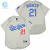 Los Angeles Dodgers Walker Buehler 21 2020 Mlb Silver Jersey stylepulseusa 1