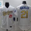 Los Angeles Dodgers Walker Buehler 21 2020 Mlb White Jersey stylepulseusa 1