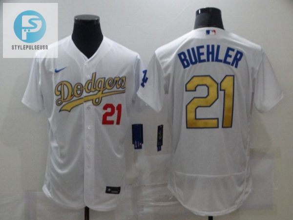 Los Angeles Dodgers Walker Buehler 21 2020 Mlb White Jersey stylepulseusa 1