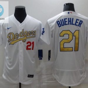 Los Angeles Dodgers Walker Buehler 21 2020 Mlb White Jersey stylepulseusa 1 1