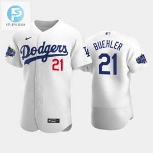 Los Angeles Dodgers Walker Buehler 21 Home White 202223 Allstar Game Jersey stylepulseusa 1 1