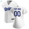 Los Angeles Dodgers Womens Home Replica Custom Jersey White Custom Jerseys Mlb stylepulseusa 1