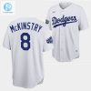 Los Angeles Dodgers Zach Mckinstry White Jersey 8 202223 Allstar Uniform stylepulseusa 1