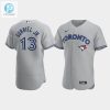 Lourdes Gurriel Jr. 13 Toronto Blue Jays Gray Road Jersey stylepulseusa 1