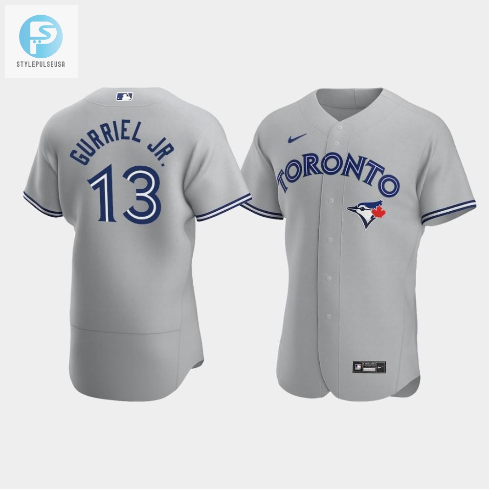 Lourdes Gurriel Jr. 13 Toronto Blue Jays Gray Road Jersey 