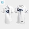 Luis Patino 61 Tampa Bay Rays White Home Jersey stylepulseusa 1